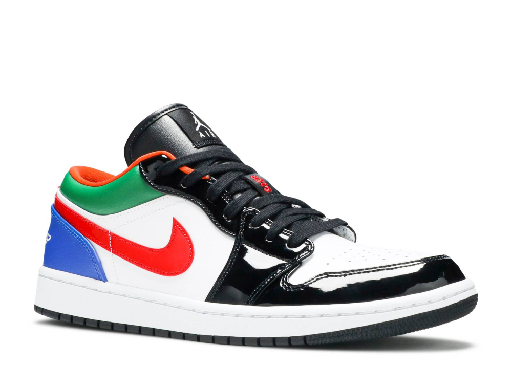 Nike Air Jordan 1 Low Multi-Color Black Toe (W)