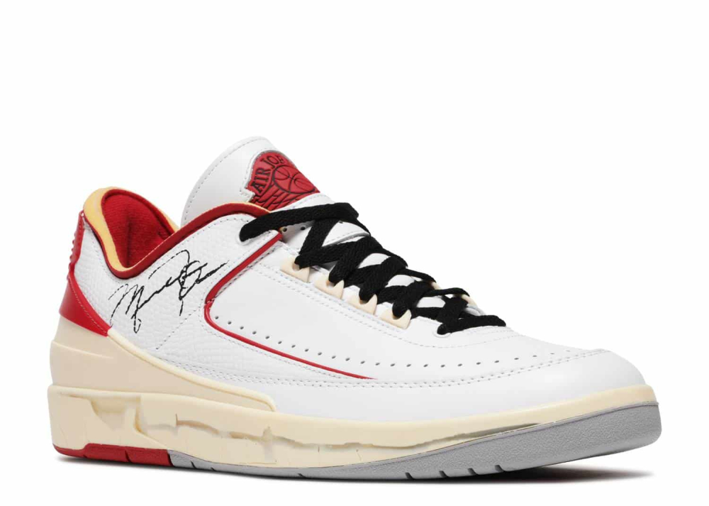 Nike Air Jordan 2 Retro Low SP Off-White White Red