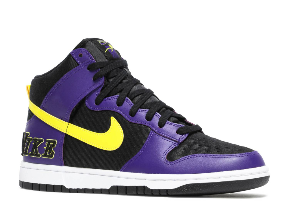 Nike Dunk High EMB Lakers