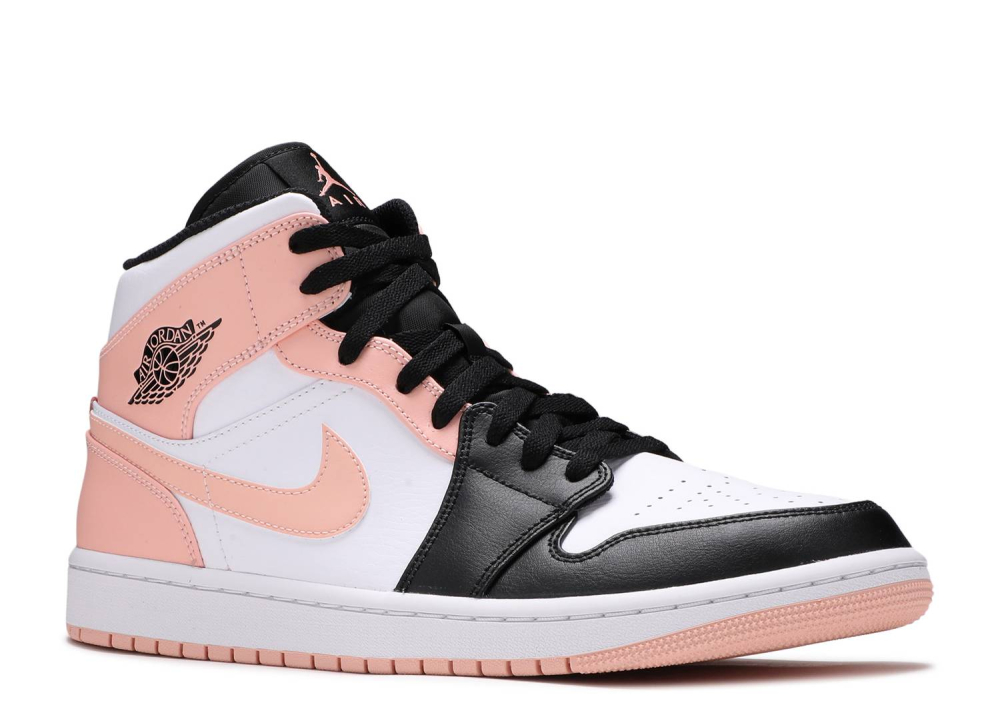 Nike Air Jordan 1 Mid Crimson Tint Toe