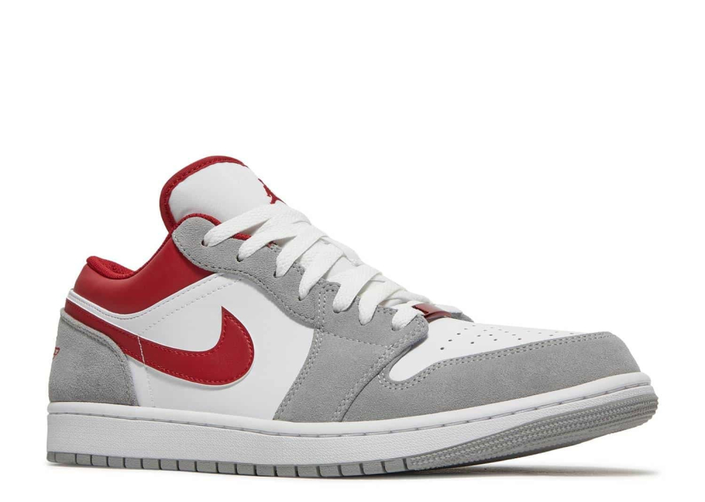 Nike Air Jordan 1 Low SE Light Smoke Grey Gym Red