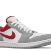 Nike Air Jordan 1 Low SE Light Smoke Grey Gym Red