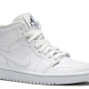 Nike Air Jordan 1 Mid White Snakeskin (W)