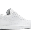 Nike Air Jordan 1 Low Triple White Tumbled Leather