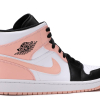 Nike Air Jordan 1 Mid Crimson Tint Toe