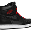 Nike Air Jordan 1 Retro High Black Satin Gym Red