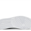 Nike Air Jordan 1 Low Triple White Tumbled Leather