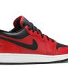 Nike Air Jordan 1 Low Gym Red Black Pebbled (GS)