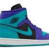 Nike Air Jordan 1 Mid Black Grape (W)