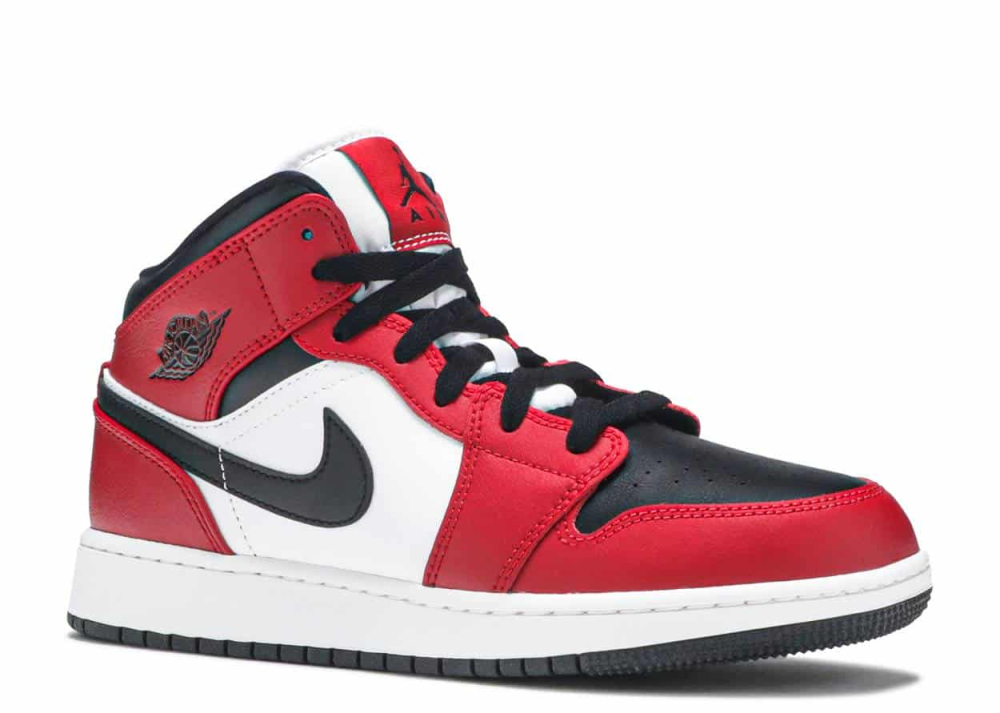 Nike Air Jordan 1 Mid Chicago Black Toe (GS)