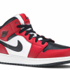 Nike Air Jordan 1 Mid Chicago Black Toe (GS)