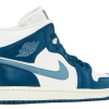 Nike Air Jordan 1 Mid French Blue (W)