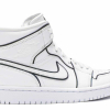 Nike Air Jordan 1 Mid Iridescent Reflective White (W)
