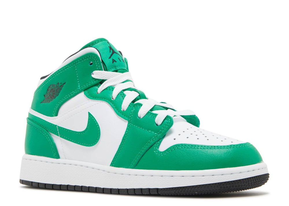 Nike Air Jordan 1 Mid Lucky Green (GS)