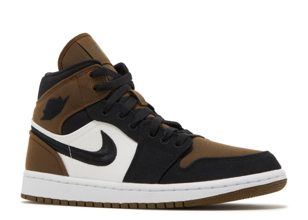 Nike Air Jordan 1 Mid Olive Toe (W)