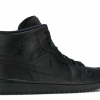 Nike Air Jordan 1 Mid Triple Black