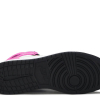Nike Air Jordan 1 Mid White Black Cyber Pink (GS)