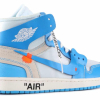 Nike Air Jordan 1 Retro High Off-White University Blue