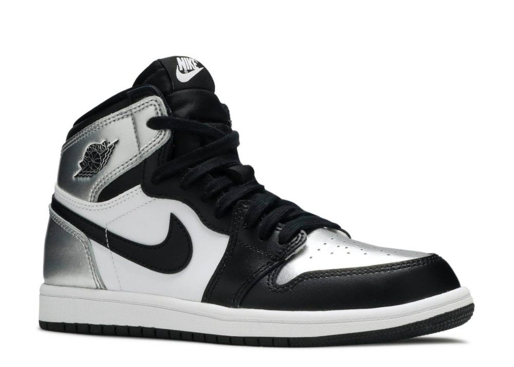 Nike Air Jordan 1 Retro High Silver Toe (PS)