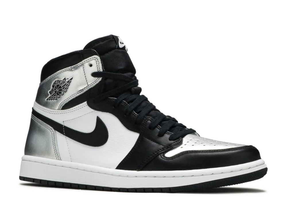 Nike Air Jordan 1 Retro High Silver Toe (W)