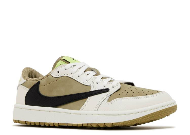 Nike Air Jordan 1 Retro Low Golf Travis Scott Neutral Olive