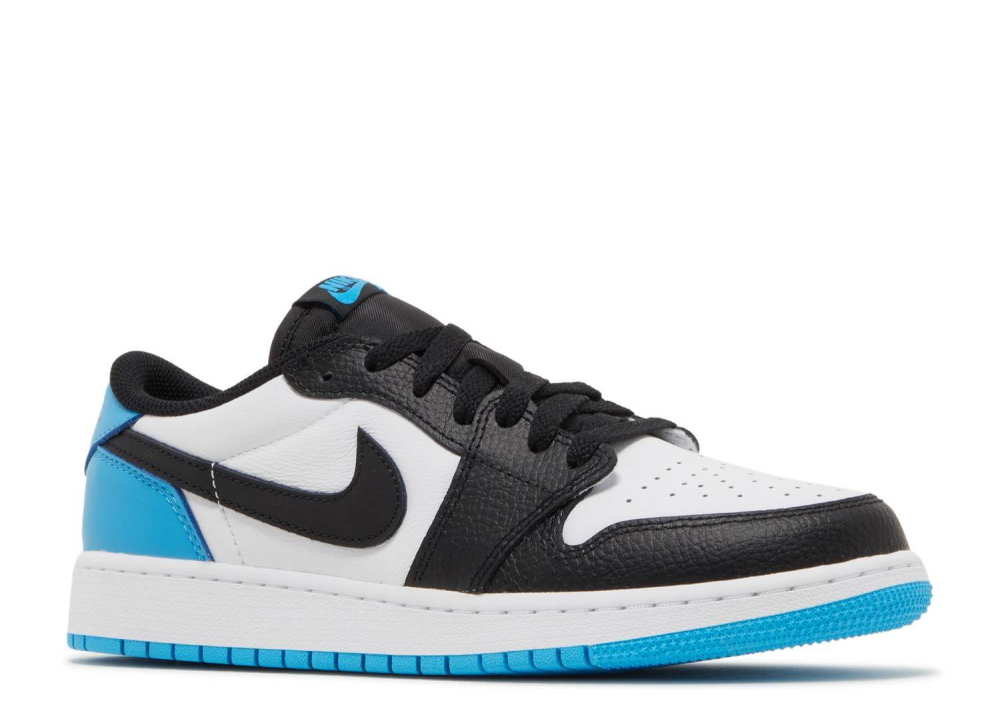 Nike Air Jordan 1 Retro Low OG Black Dark Powder Blue (GS)