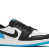 Nike Air Jordan 1 Retro Low OG Black Dark Powder Blue (GS)