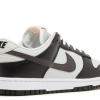 Nike Dunk Low Black Total Orange Mini Swoosh