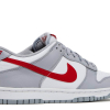 Nike Dunk Low White Grey Red (GS)