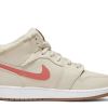 Nike Air Jordan 1 Mid Fleece Pearl White (GS)