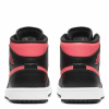 Nike Air Jordan 1 Mid Black Siren Red (W)